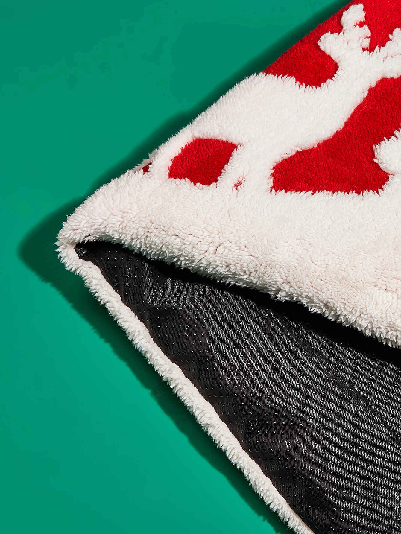 Cojín navideño con patrón de alce para gato y perro, alfombrilla de cama de felpa para cachorro y gatito, cama rectangular para mascotas, cama para dormir para perros pequeños y medianos - imagen 5