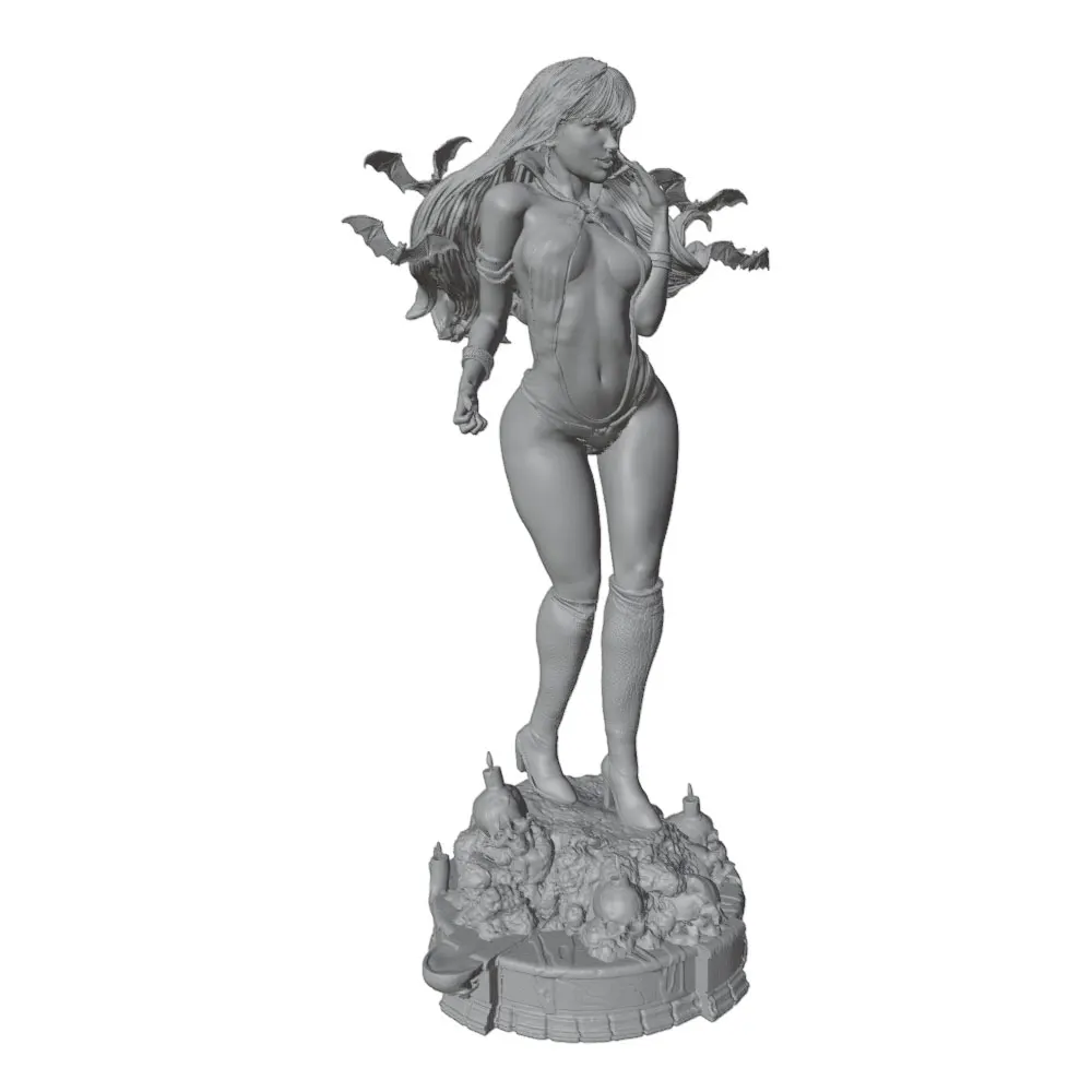 Figura decorativa anime GK 1/24 – Miniatura coleccionable sin montar ni pintar