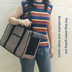 Transportín rígido para gatos y perros pequeños – Bolsa viaje transpirable