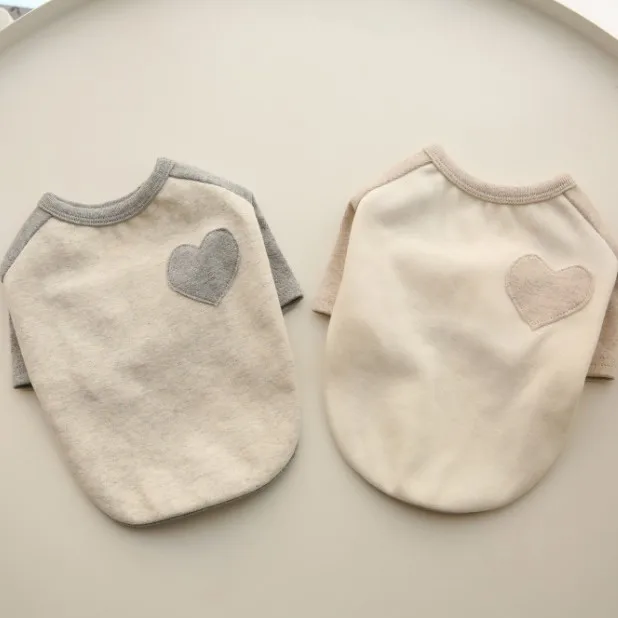 Otoño e Invierno Pet Love Sudadera con capucha Teddy Yorkshire Camisa inferior Camiseta para perros pequeños Camiseta sin mangas cálida Ropa para perros pequeños