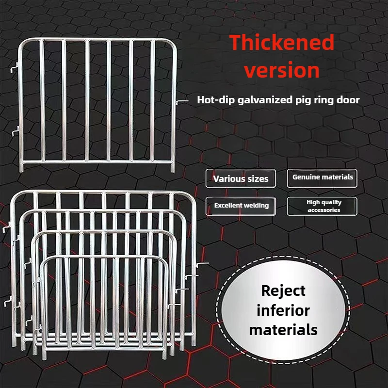 Puerta Pigsty, puerta Pigpen, albañilería, casa de ovejas, tubo de acero galvanizado, valla límite, cama de semilla, valla de vivero, granja de cerdos, valla de jaula para cerdos - imagen 3