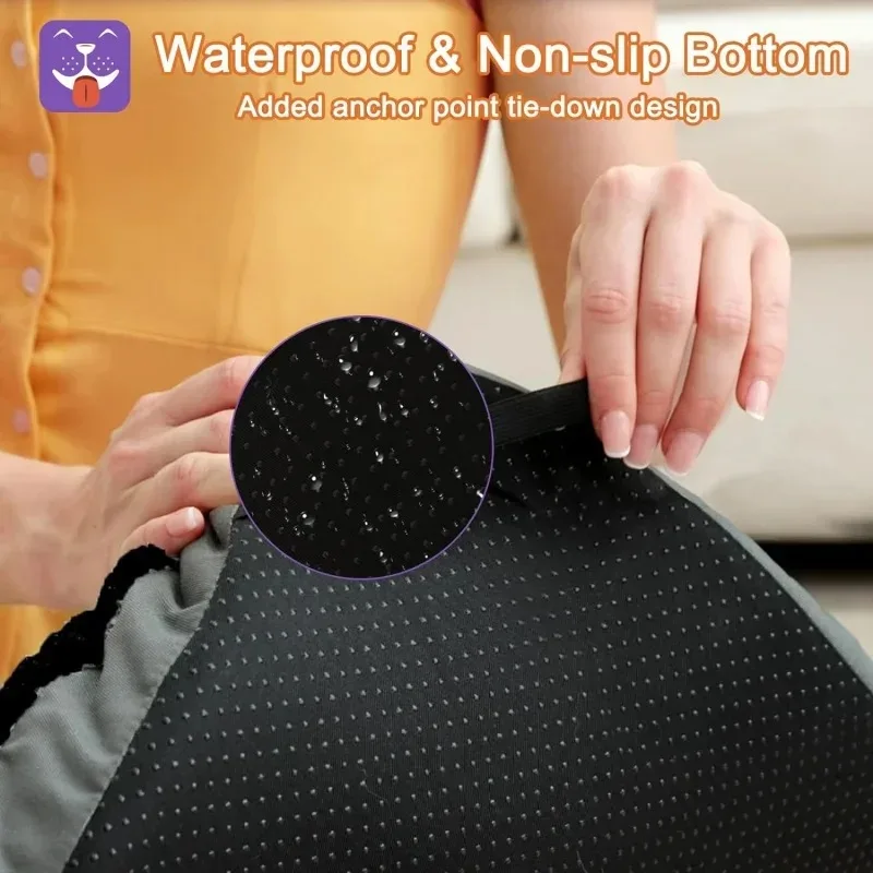 Cama esponjosa para perros, cestas para perros, perrera mediana y pequeña, accesorios para mascotas, camas grandes, suministros para mascotas, productos, sofá grande, estera, razas de cachorros - imagen 4