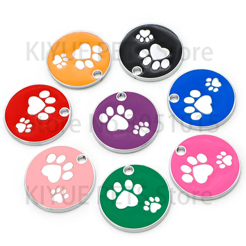 Placa identificación perro corazón – Metal resistente y elegante - imagen 3