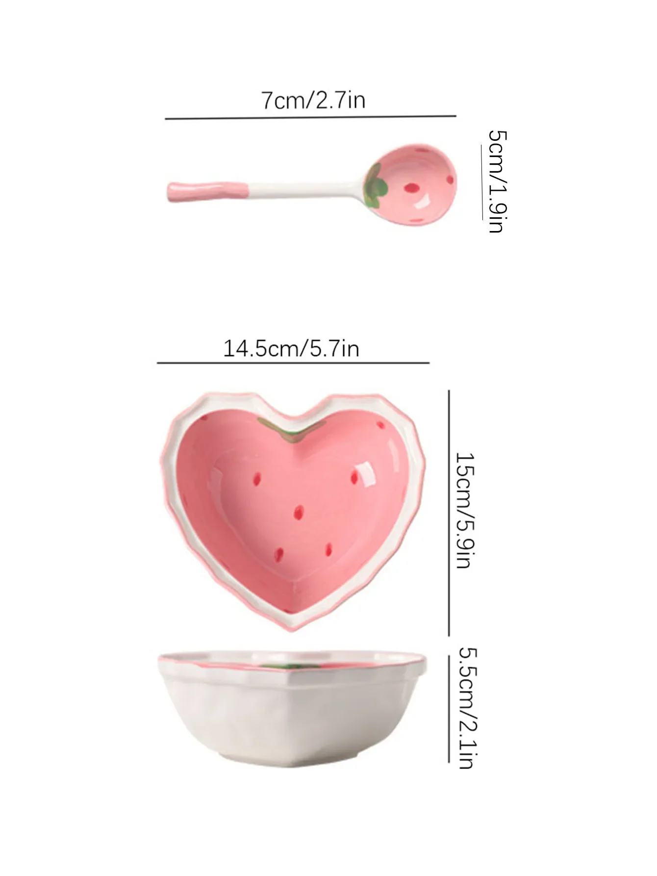 2pc Spoon Bowl
