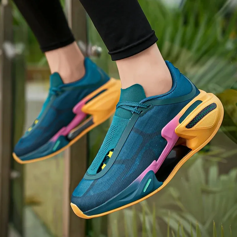 Nuevas zapatillas de correr para hombres y mujeres, placa de carbono, soporte estable, rebote antideslizante, transpirables, zapatos deportivos de suela gruesa - imagen 5