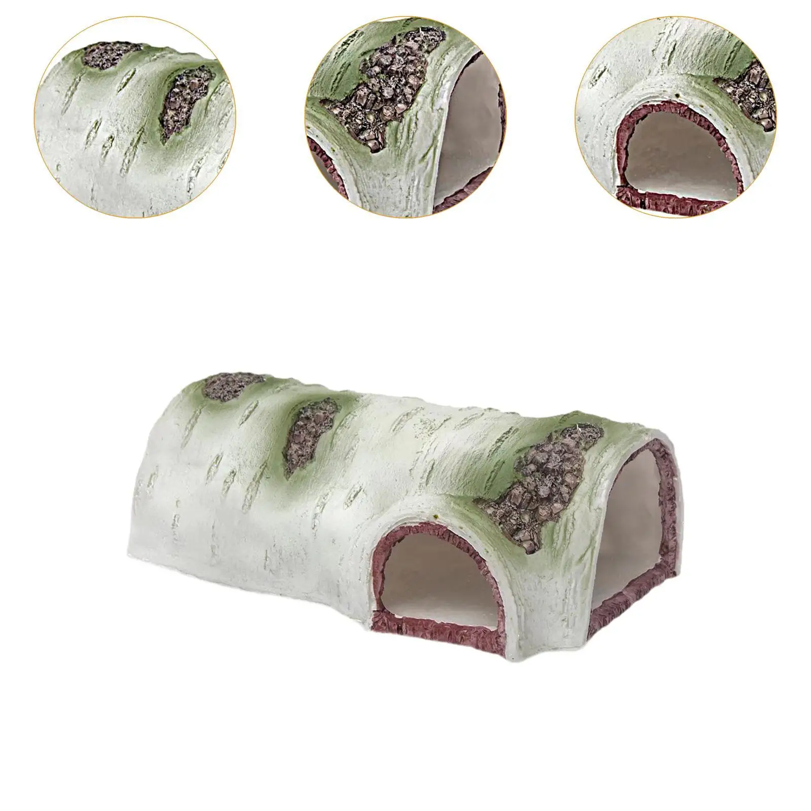 Aquarium Decoration Multipurpose Reptile Hideaway for Turtle Frogs Snake