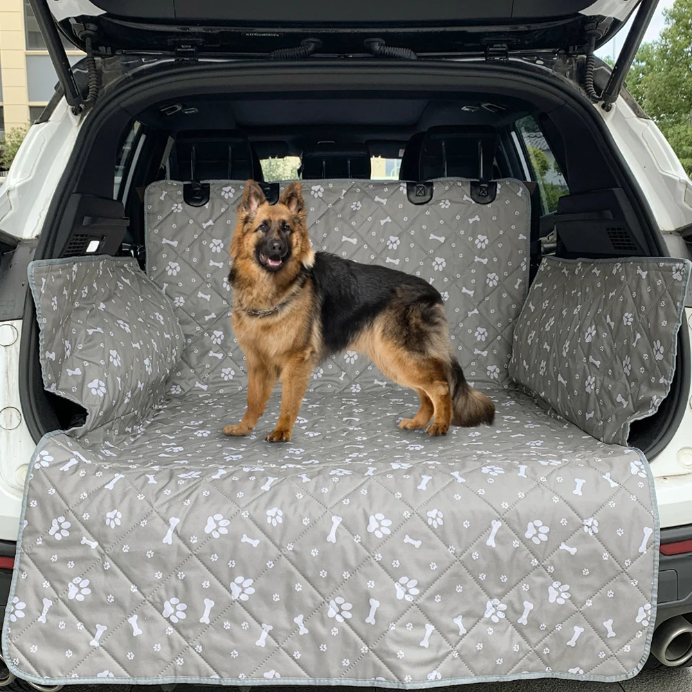 Forro de carga SUV impermeable para perros, alfombrilla para asiento de perros para SUV, sedanes, furgonetas, ajuste Universal de gran tamaño - imagen 5