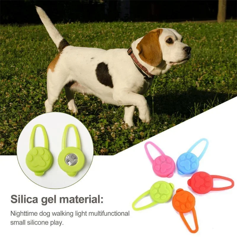 1 unidad de linterna LED nocturna para perro, Collar para perro y gato, colgante brillante, Collar de seguridad para mascotas, collares luminosos de decoración - imagen 3
