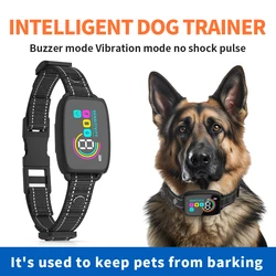 Collar antiladridos recargable impermeable para perros
