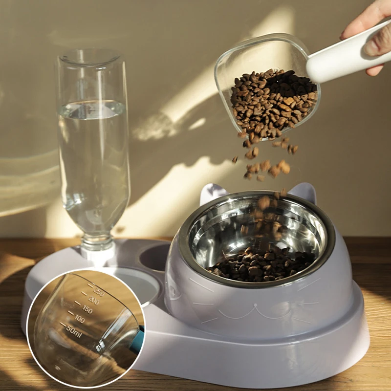 HOOPET-cuchara multifuncional para comida de perros y gatos, cuchara de alimentación para mascotas con Clip para bolsa sellada, taza medidora creativa, diseño curvo, EasyClean - imagen 3