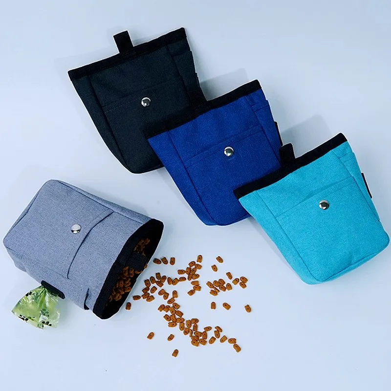 Dog Poop Bag Holder Hands Free Snack Bags Dog Poop Bag Dispenser Waterproof Snack Bags for Puppy Training with Belt Pet Supplies - imagen 2