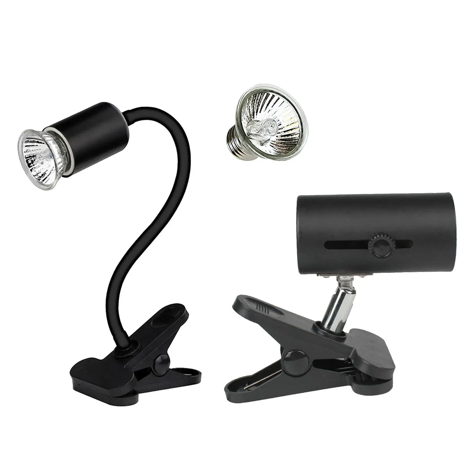 Lámpara de calefacción para reptiles UVA + UVB, minibombilla de calor para mascotas, anfibios, lagartos, controlador de temperatura, 25/50W