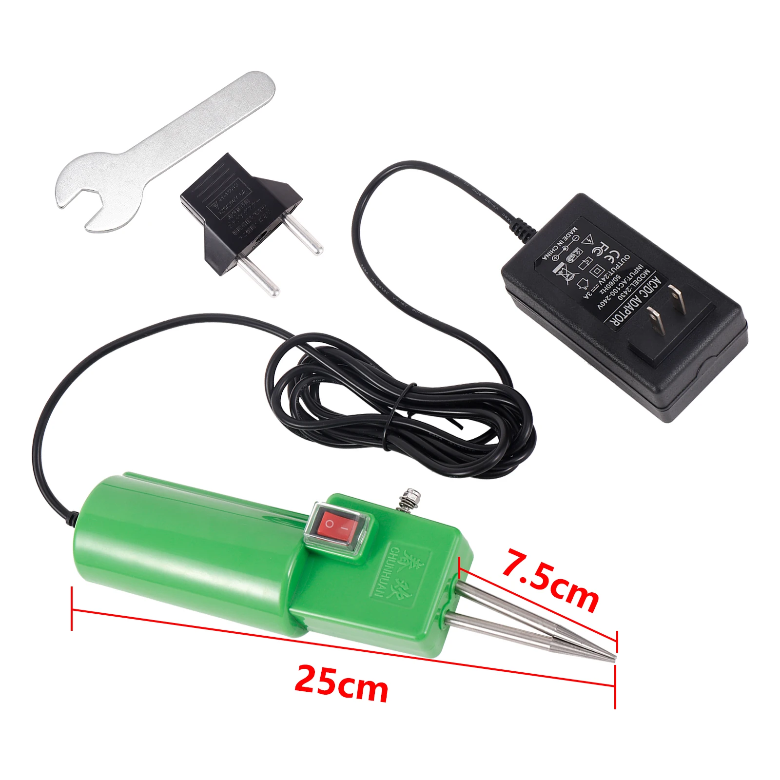 Depiladora eléctrica de mano para aves de corral, máquina de depilación corta para pollo, pato, ganso, eliminador de plumas de aves de corral, depiladora, 1 Juego - imagen 2