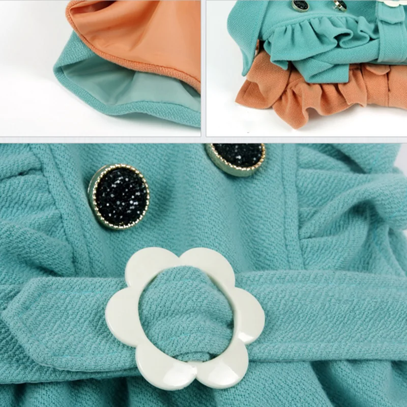 Ropa de primavera para mascotas, vestido de princesa para perros, abrigo para gatos, disfraz de otoño y verano, abrigo para perros pequeños y medianos, ropa para gatos con pretina - imagen 5