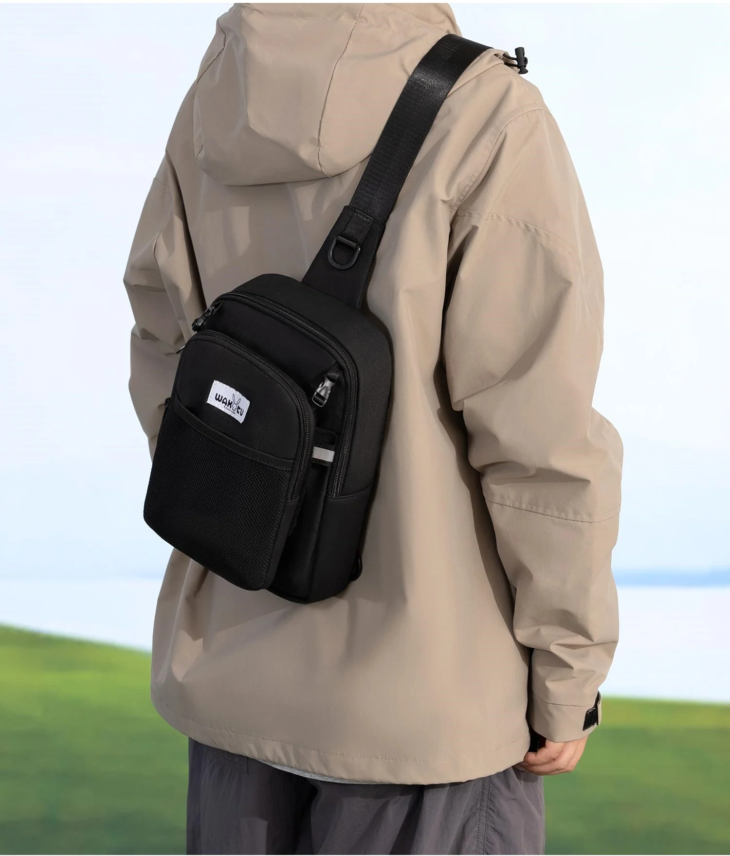 Riñonera para perros, bolsa de regalo para entrenamiento para caminar, paquete de pecho para mascotas, soporte para botella de agua, bolsa de entrenamiento para perros de gran capacidad - imagen 2