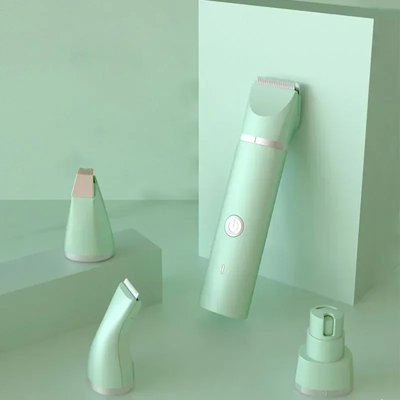 Cortadora de perros 2 en 1, Afeitadora eléctrica de pelo 4 en 1 para mascotas con amoladora de uñas para gatos, herramientas de aseo para corte de pelo de perro, cortador de garras para mascotas - imagen 2