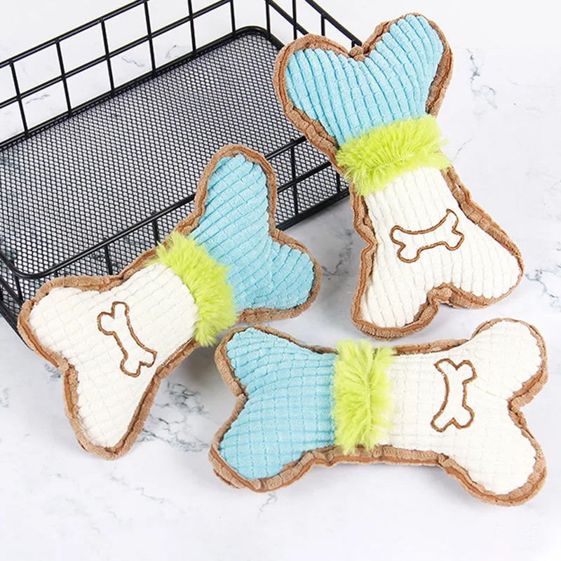 Juguete de Peluche para Perros - Hueso resistente a mordidas - imagen 2