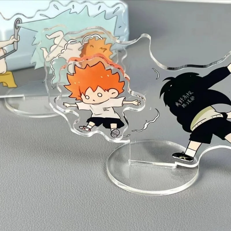 Soporte acrílico giratorio Haikyuu – Decoración kawaii escritorio - imagen 4