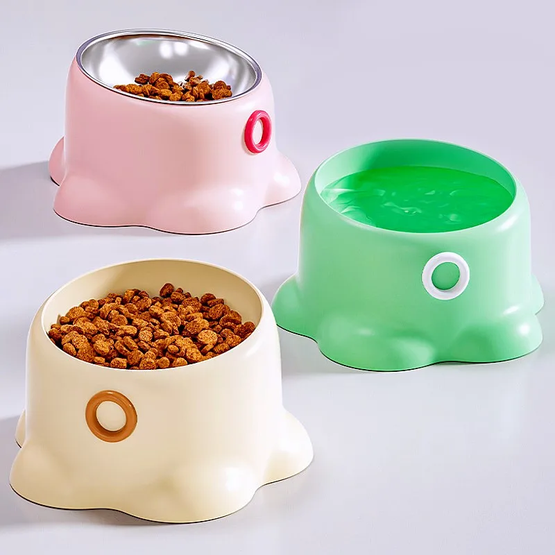 Tazón antiderrames de acero inoxidable para perros y gatos - imagen 5