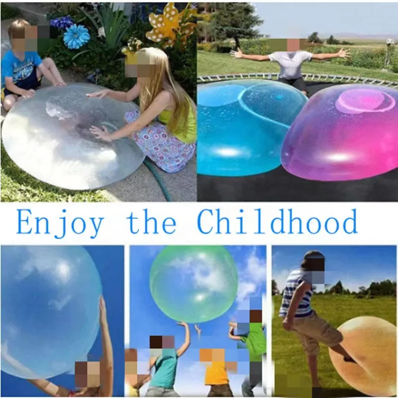 Bola de burbujas de agua al aire libre para niños, juego de juguete, fiesta divertida, Baby Shower, Bola de burbujas de agua, juguete para regalo, fiesta de agua en la playa - imagen 3