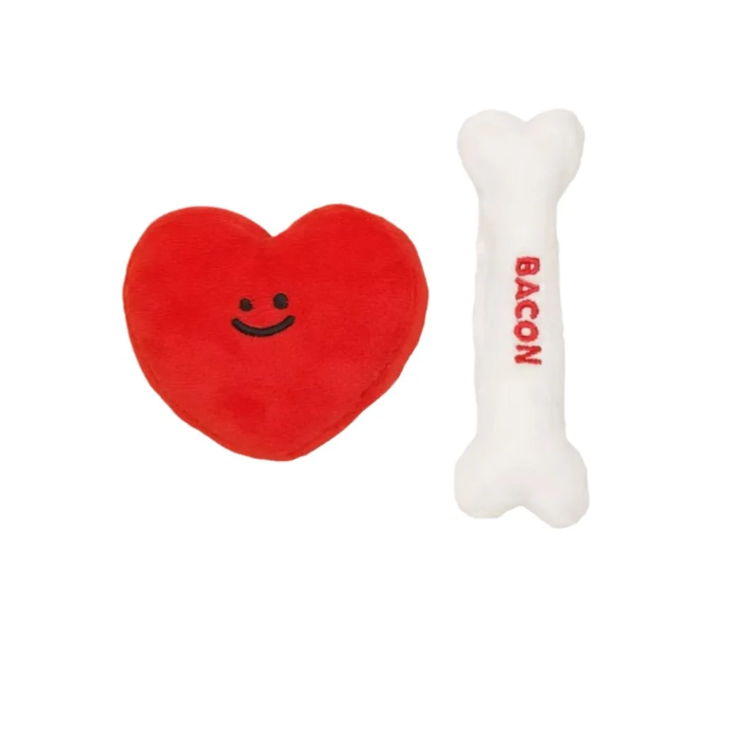 INS Pet Plush Love Bone Bb llamada comida oculta para perros, fabricación de sonidos para comer lentamente, accesorios para perros, juguetes de peluche para cachorros, productos para mascotas - imagen 5