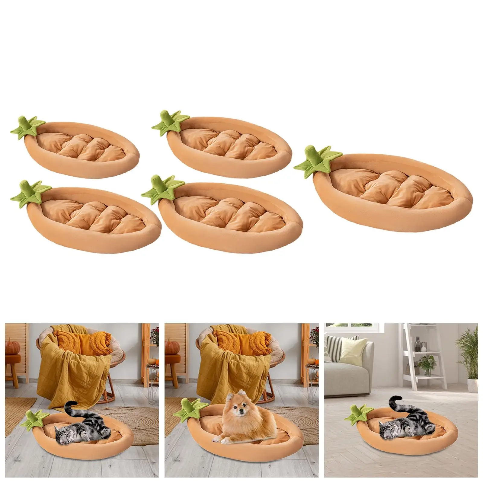 Dogs & Cats Bed Pet Floor Mat for Small, Medium, and Large Cats Indoor Cats