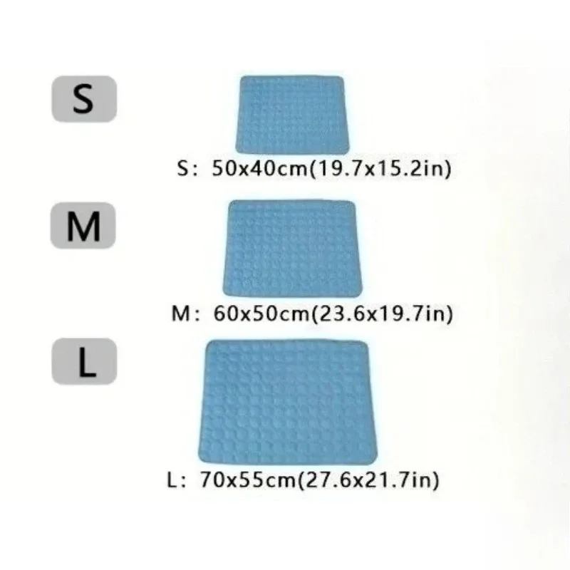 Estera refrescante para perros de verano, cama fría Extra grande para mascotas para perros pequeños y grandes, gatos, manta duradera con almohadilla de hielo para sofá