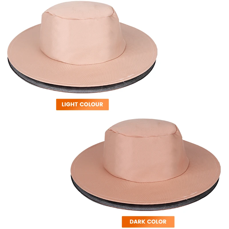 Gorro Protector de apicultura, sombrero antiabeja, mosquitera, red para insectos, velo, Protector facial para cabeza, equipo de apicultor, 1 ud. - imagen 3