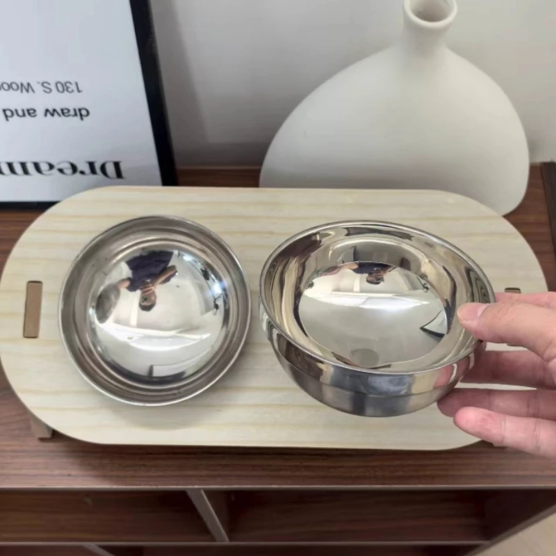 Comedero elevado para mascotas con soporte, cuenco doble antigolpes para comida de perros y gatos, cuenco elevado ajustable para mascotas pequeñas y medianas - imagen 5