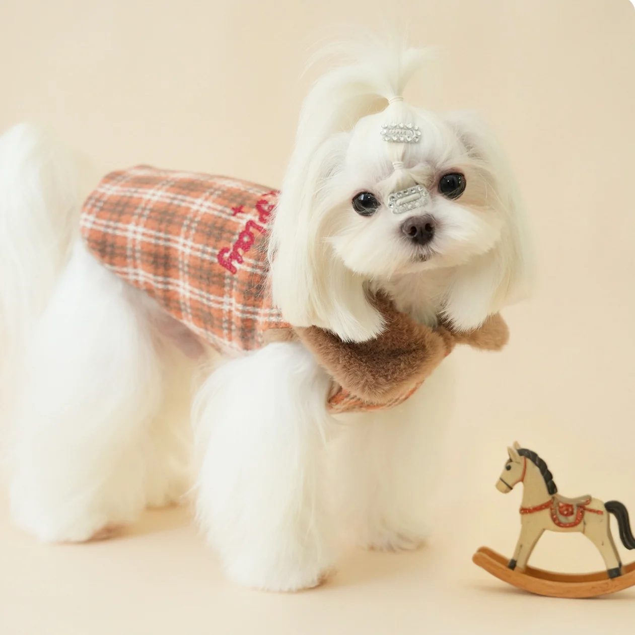 Chaleco de felpa para perros mini – Abrigo cálido invierno - imagen 5