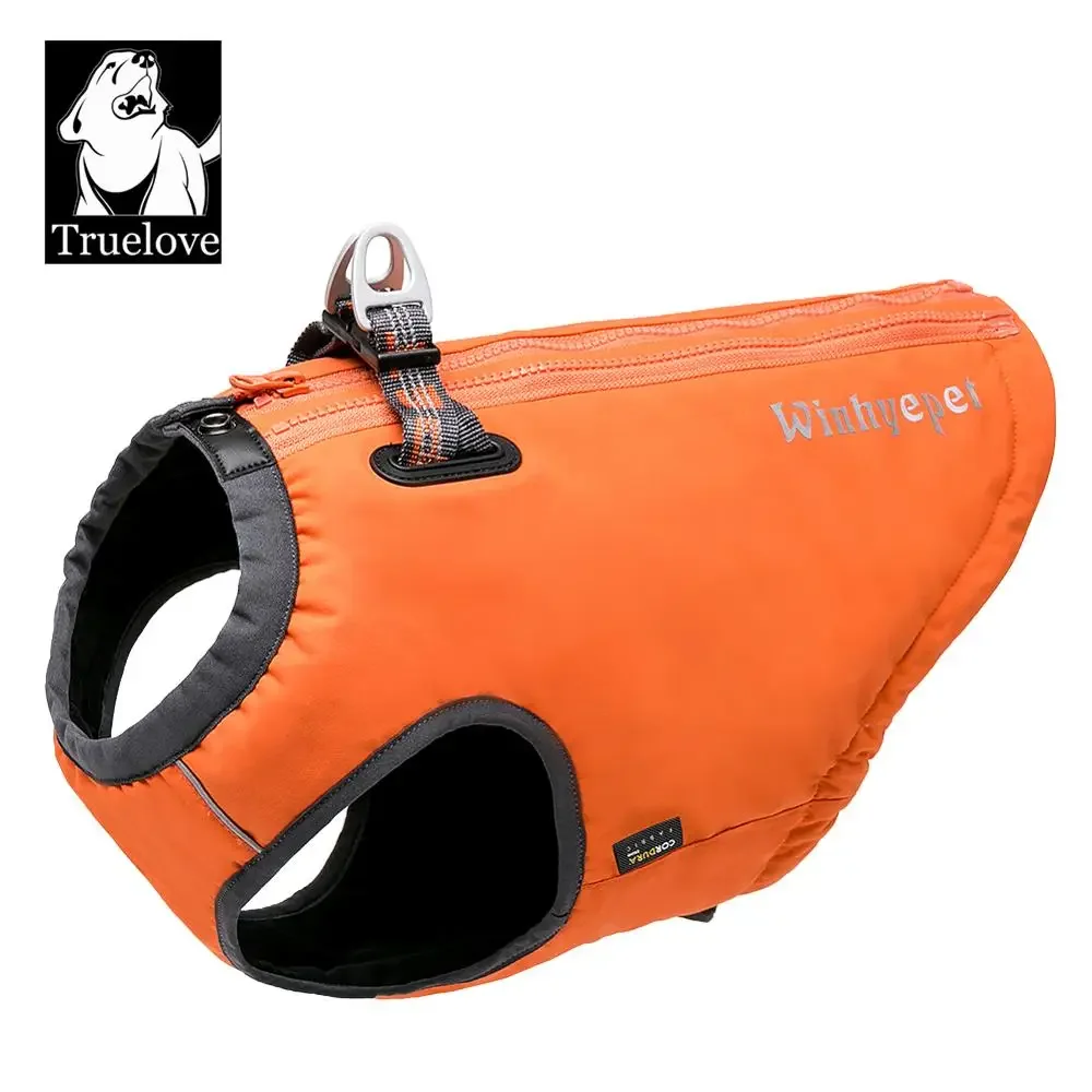 TRUELOVE-Chaleco de arnés para perro, chaqueta de alto rendimiento, nailon 66, impermeable, mantiene a las mascotas calientes, YG1871