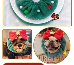 Bufanda navideña para gatos y perros pequeños – Estilo Teddy Pomerania