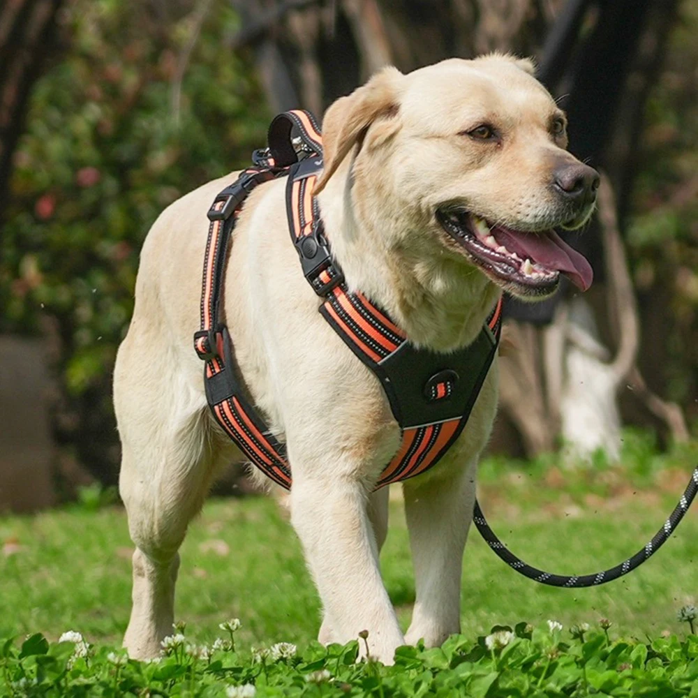 Arnés portátil para perros grandes, chaleco, arneses duraderos y resistentes para mascotas para perros medianos y grandes, accesorios para mascotas Pitbull Shepherd Labrador - imagen 4