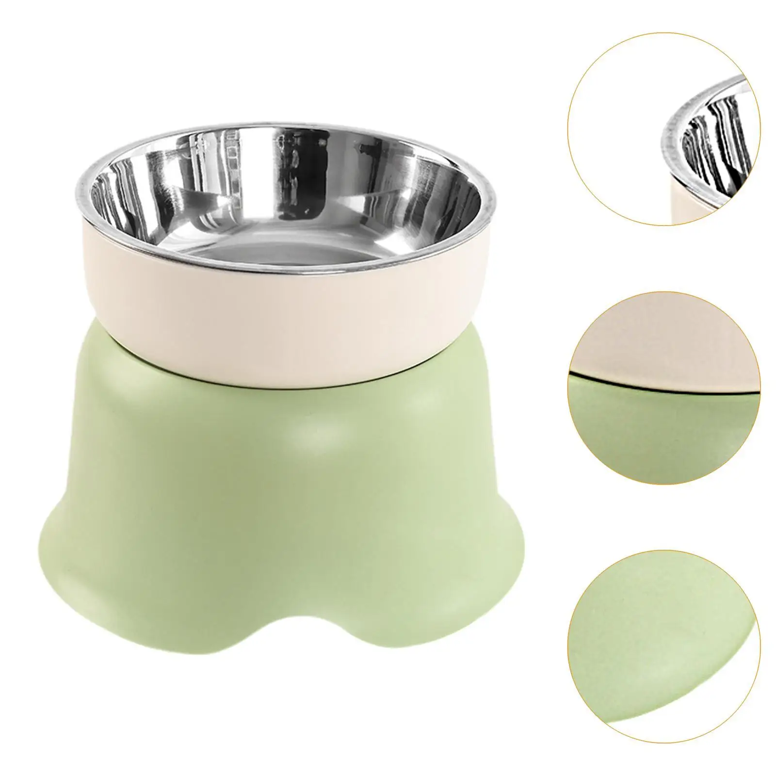 Raised Cat Bowl Pet Bowl Sturdy Dog Bowl,Detachable Stainless Steel Bowl,Cat Feeder,Cat Food Dish for Dog Pet Puppy Cats Raised Cat Bowl Pet Bowl Sturdy Dog Bowl,Detachable Stainless Steel Bowl,Cat Feeder,Cat Food Dish for Dog Pet Puppy Cats