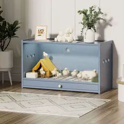 Transportín transparente multiuso para gatos, perros pequeños y roedores