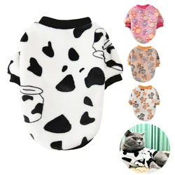 Abrigo para perros y gatos - Chaqueta Otono-Invierno estampado vacas