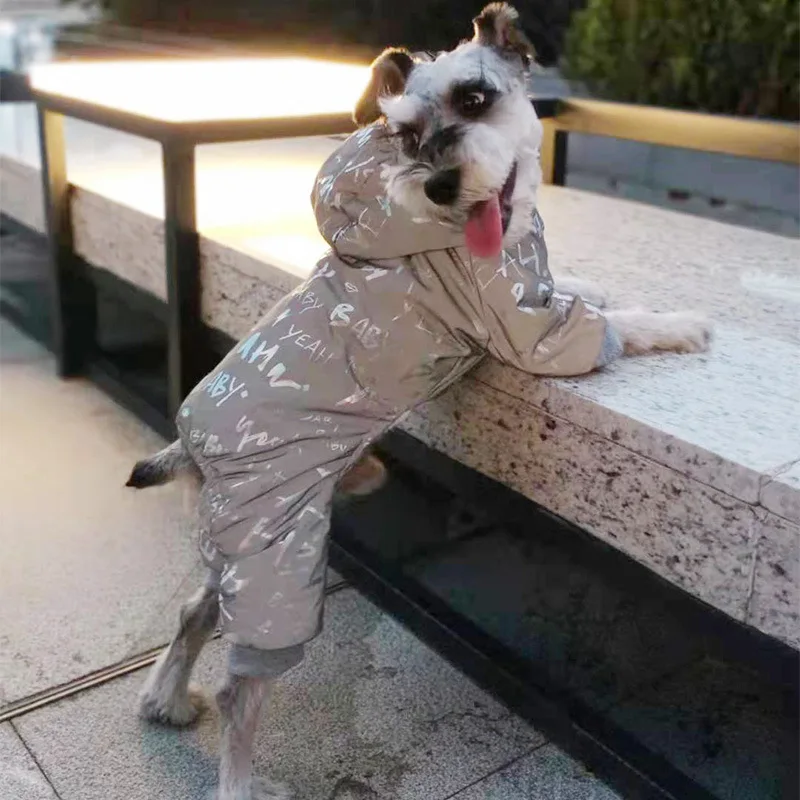 Monos para perros, mono impermeable de invierno para perros, chaqueta gruesa de lana para clima frío, abrigo Yorkie Chihuahua, ropa para perros pequeños y medianos - imagen 2
