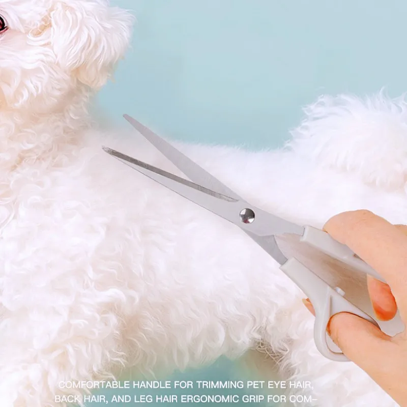 Tijeras para perros, tijeras para pelo de mascotas, recortador para perros, cuidado de mascotas, recortador de acero inoxidable para recortar el pelo de perros, limpieza, suministros para mascotas - imagen 3