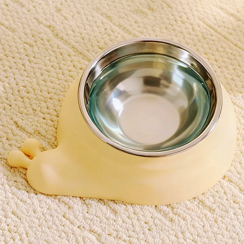 Tazones de acero inoxidable antideslizantes para gatos y perros - imagen 3