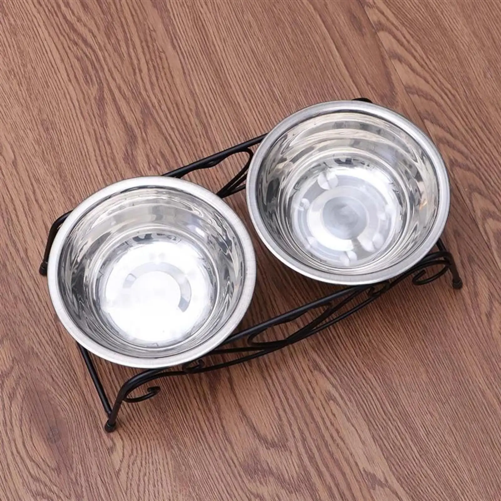 Dog Bowls Stand Food Container Pet Bowls Tilted Cat Dog Bowl Dish Pet Feeder