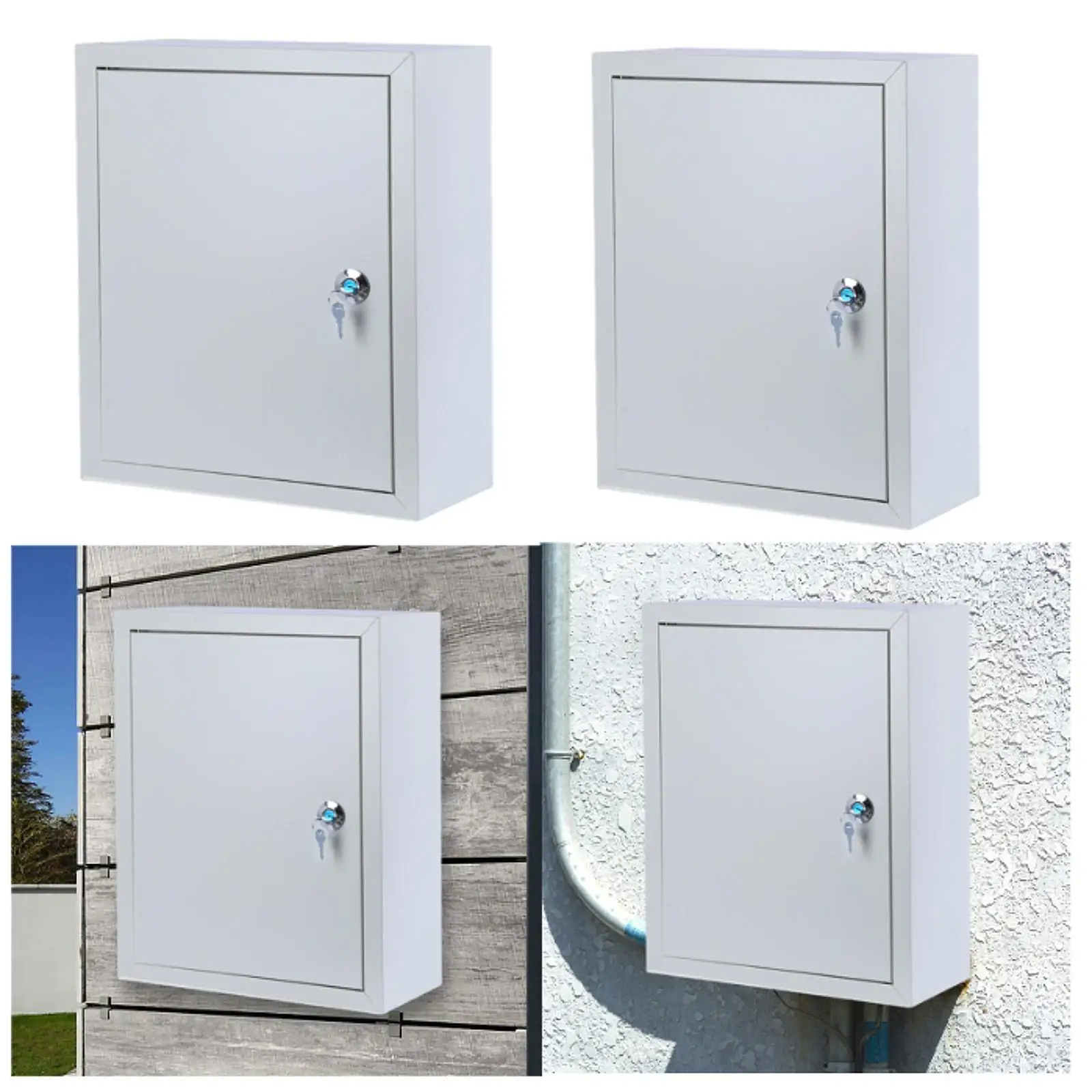 Caja eléctrica para exteriores, resistente a la intemperie, a prueba de polvo, fácil instalación, caja de conexiones impermeable, caja de distribución de energía para uso comercial