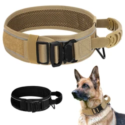 Collar reflectante con asa reforzada para perros medianos y grandes