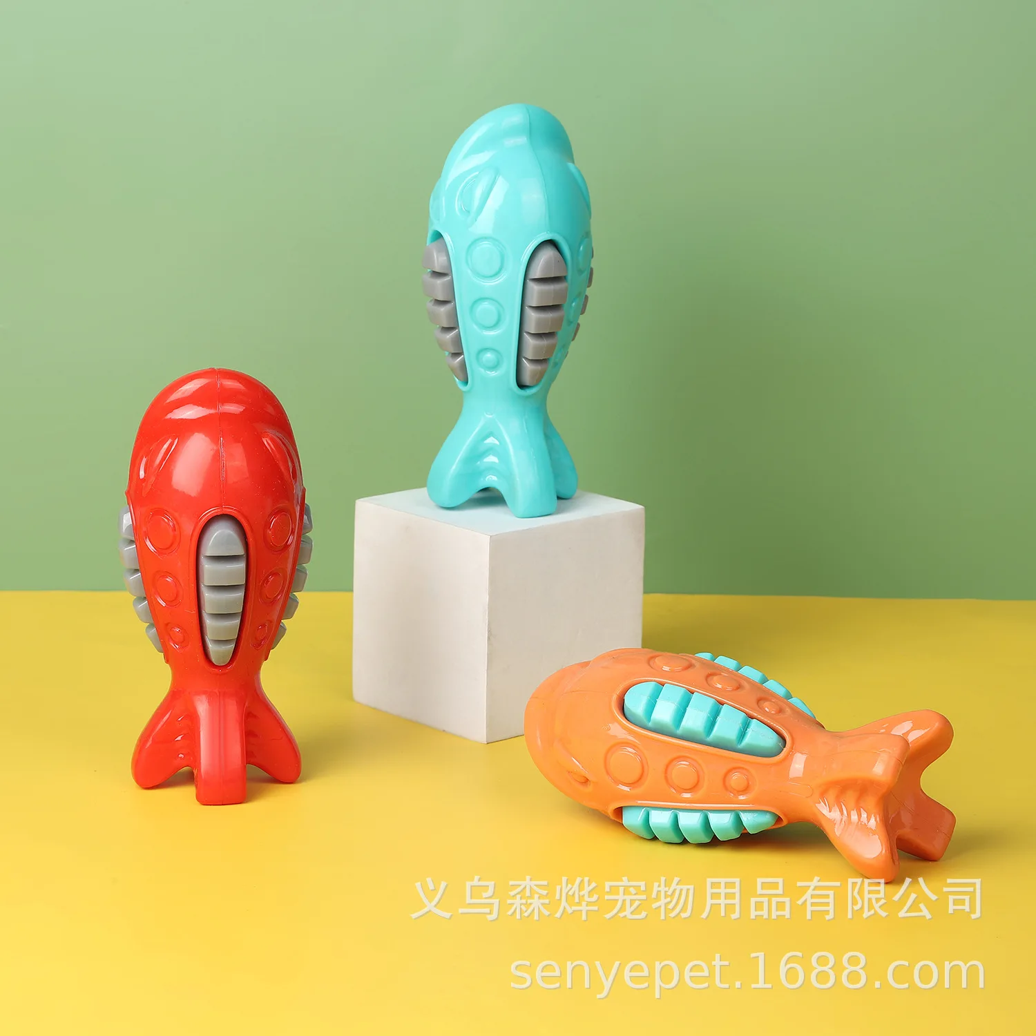 Juguete para perros y mascotas, artefacto para aliviar el aburrimiento, tiburón TPR, sonido flotante, productos solo, consume la fuerza física, productos para mascotas - imagen 2