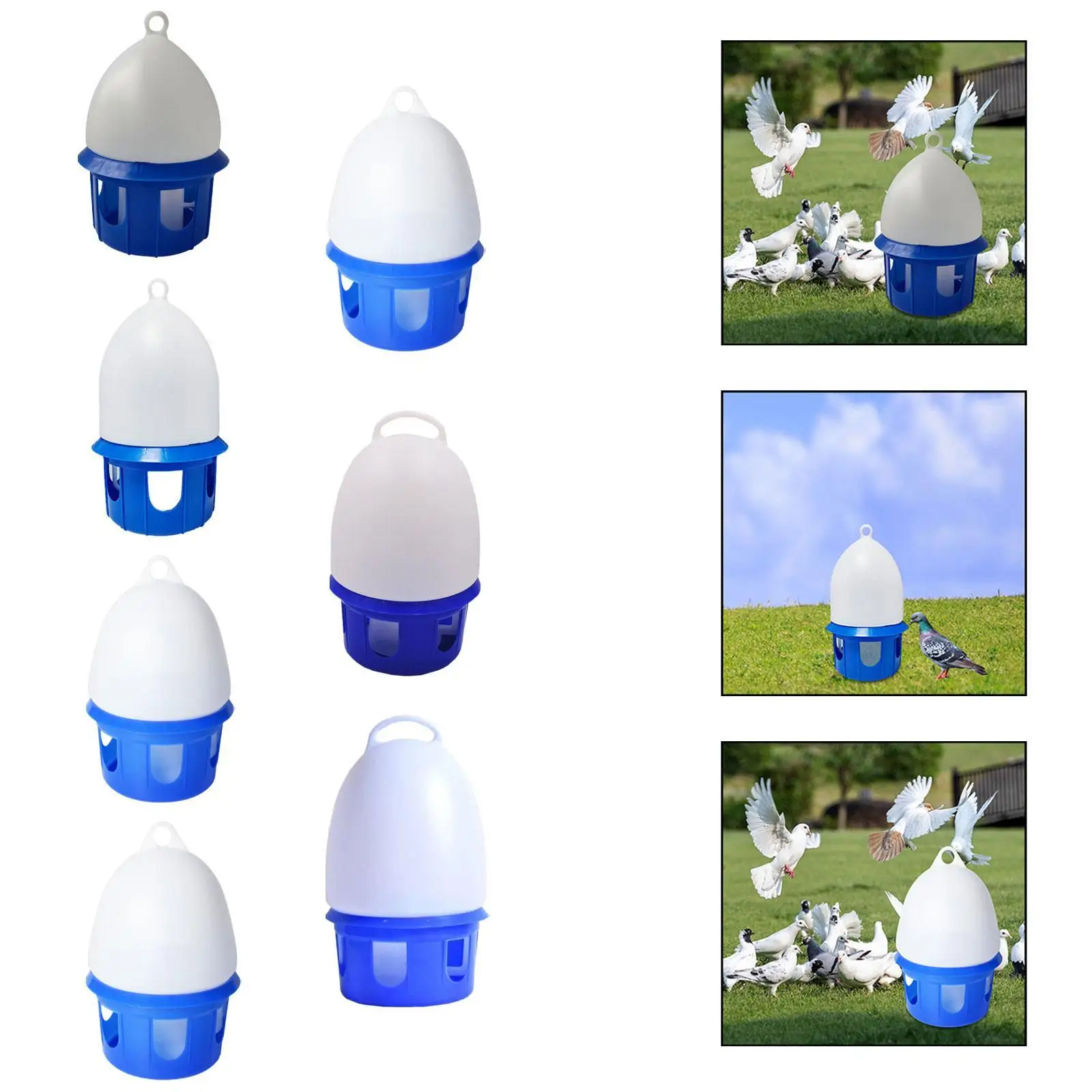 Pigeon Drinker Bucket Pet Birds Waterer for Pigeon Budgies Pet Supplies