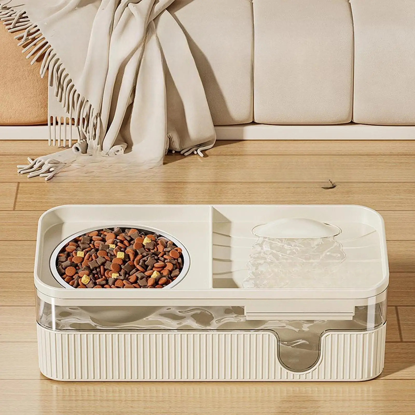 Cats Dog Water and Food Feeder Dog Feeder Pet Automatic Feeder Dogs Rabbits