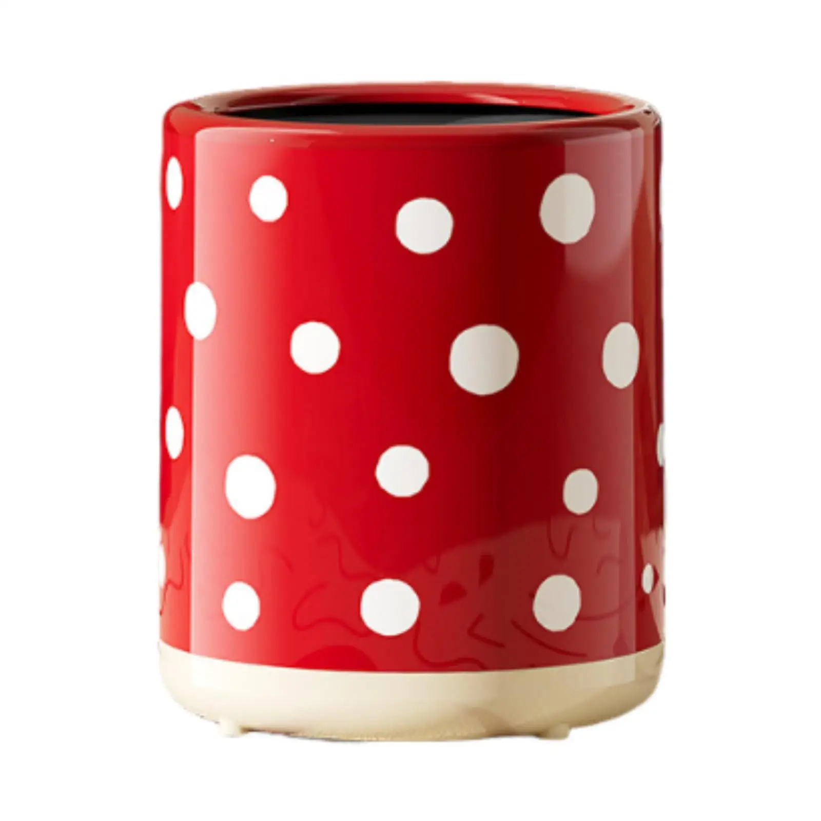 Trash Can Bathroom Bin Fashion Stylish Accessory Garbage Container Wastebasket for Bathroom Bedroom Restaurant Study Entryway