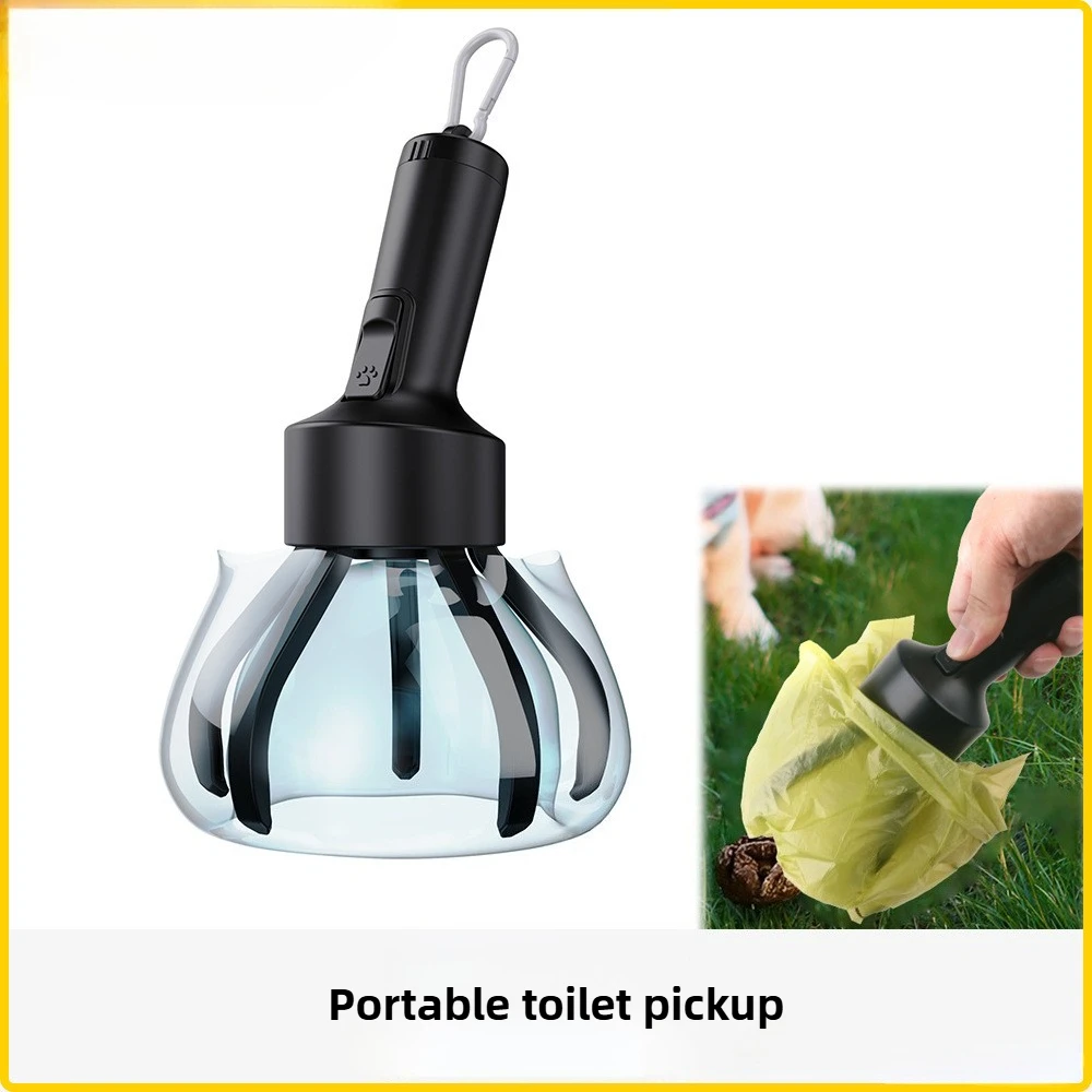Pastilla para perros, bolsa de basura para mascotas, pala de mierda portátil para exteriores, Clip para camioneta, Mini mascota