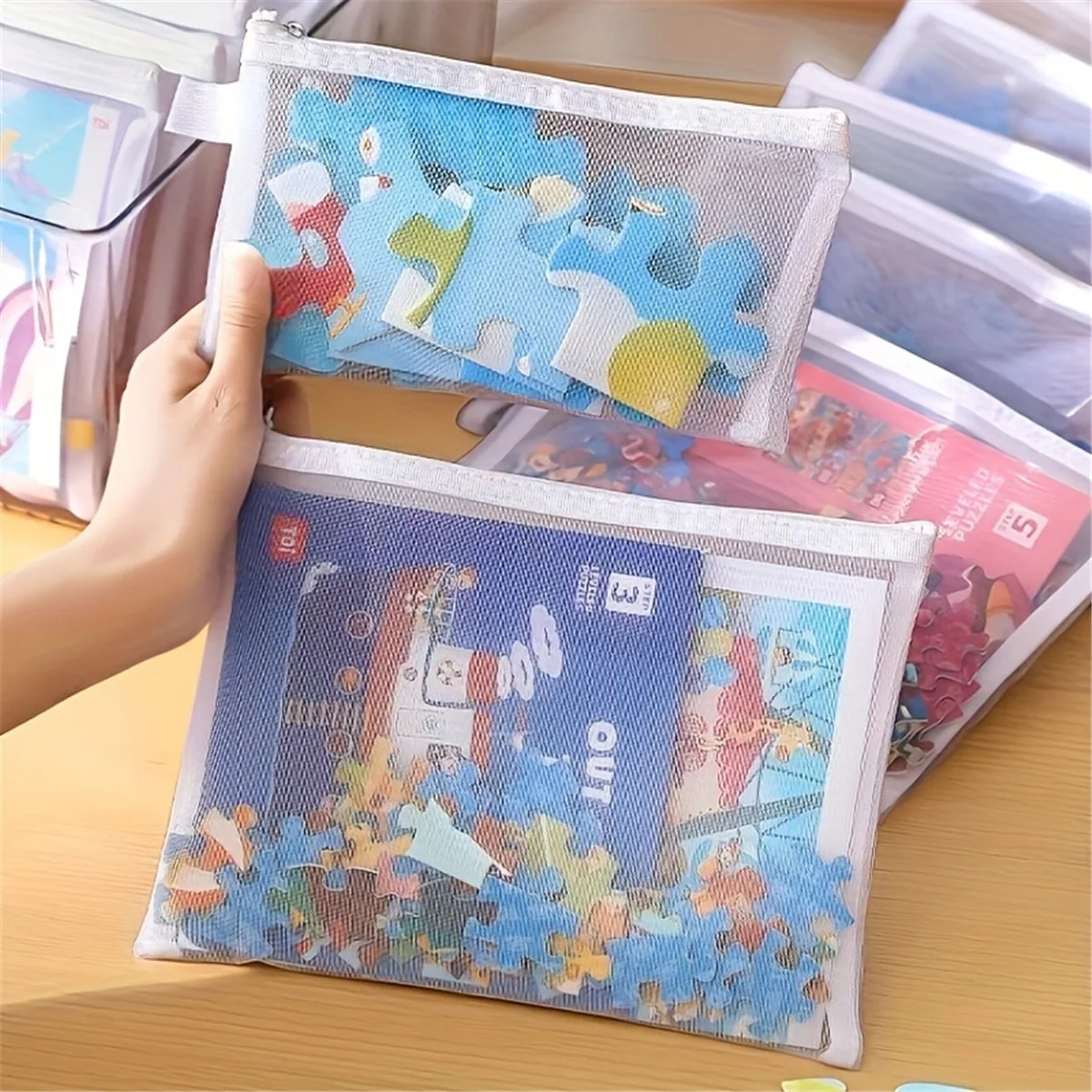 Bolsa viaje transparente impermeable con cremallera para gatos y perros – 3 tallas