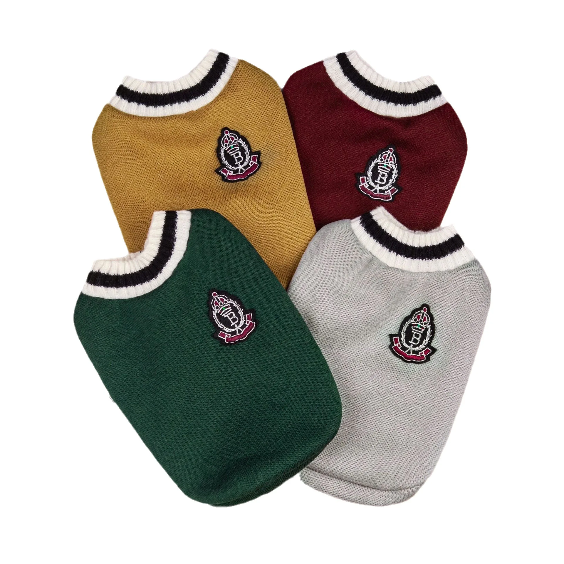 Disfraz liso de gato para mascotas, suéter de Navidad para perros pequeños, jersey para gatitos, chaleco para cachorros, ropa, chaqueta para gatitos, trajes - imagen 5