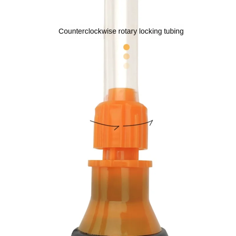 Bomba portátil para tanque de peces, sifón de agua al vacío para acuario, herramienta de limpieza de filtro de agua, accesorios de grava - imagen 5